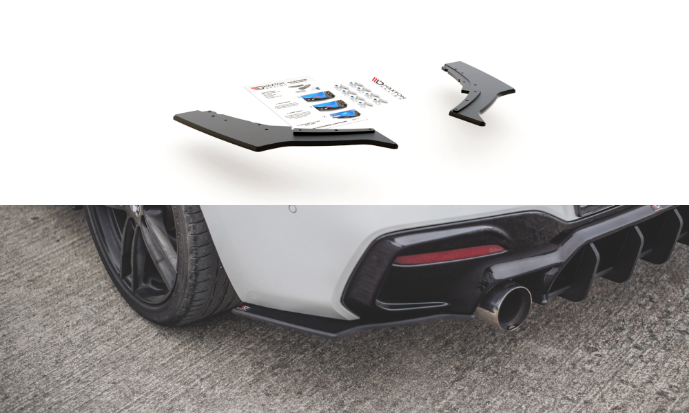 Maxton Design Street Pro Heck Ansatz Flaps Diffusor V.3 passend für BMW 1er F20 M140i