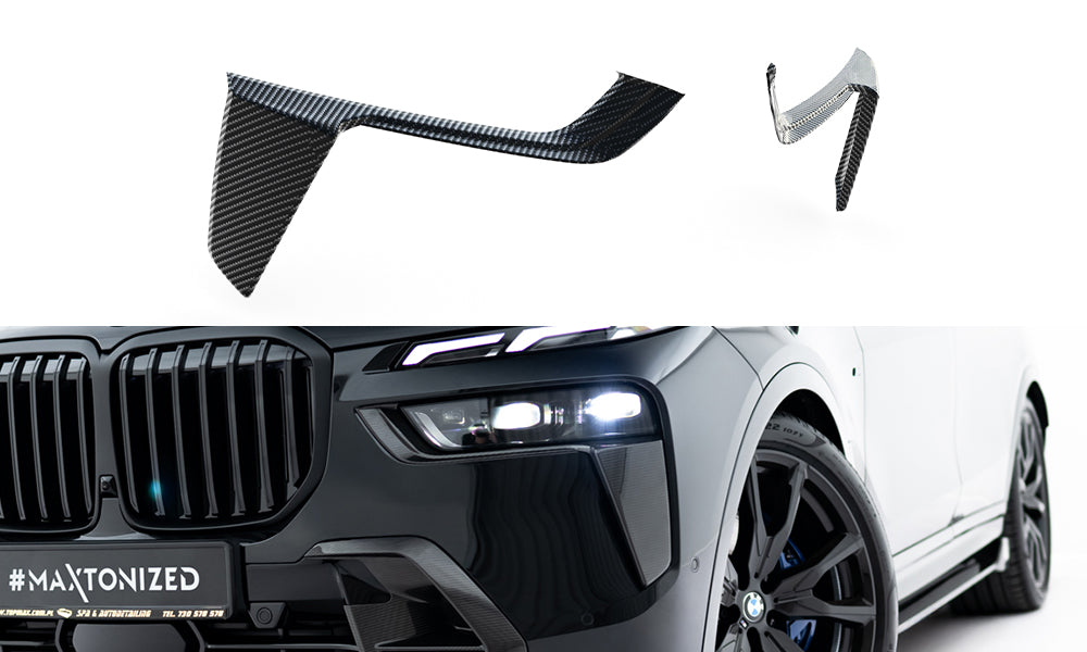 Maxton Design Prepreg Carbon Front Bumper Air Intakes BMW X7 M-Paket G07 Facelift für BMW X7 G07 Facelift