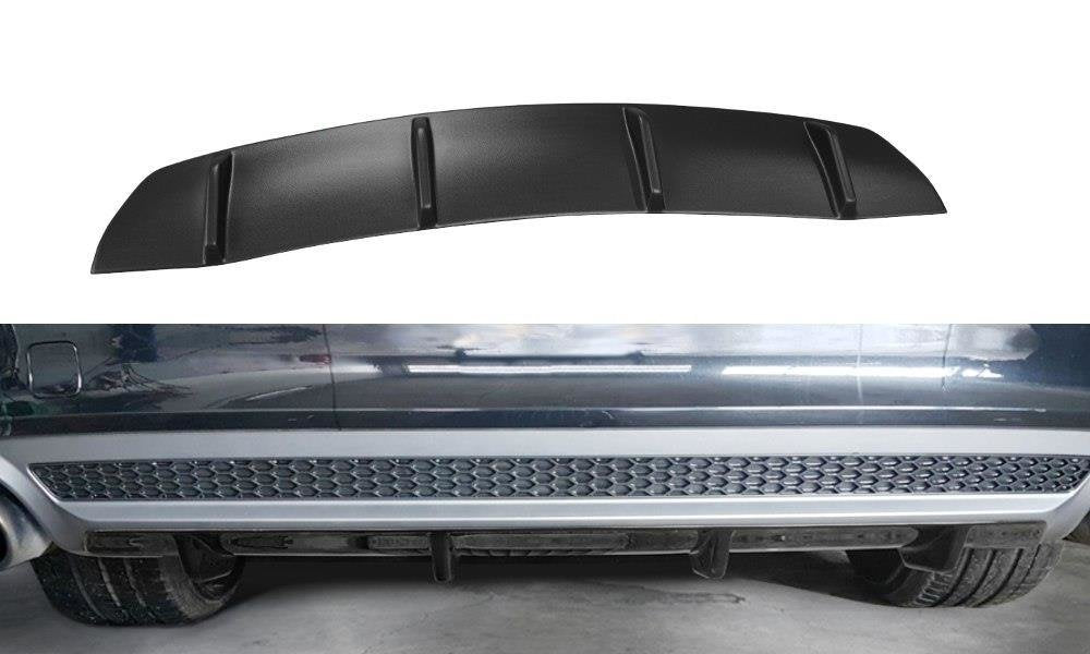 Maxton Design Diffusor Heck Ansatz für Audi A7 Mk1 S-Line Carbon Look