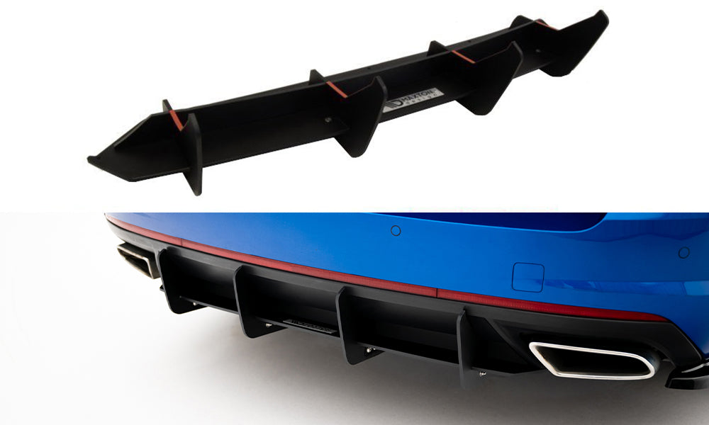 Maxton Design Heckschürze passend für Skoda Octavia RS Mk3 / Mk3 FL Hatchback / Kombi