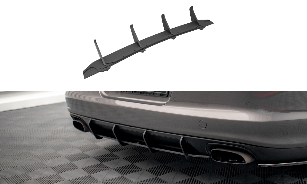 Maxton Design Street Pro Heckschürze passend für Porsche Panamera / Panamera Diesel 970