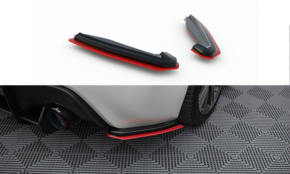 Maxton Design Heck Ansatz Flaps Diffusor V.2 passend für Subaru BRZ Mk1 / Mk1 Facelift schwarz Hochglanz