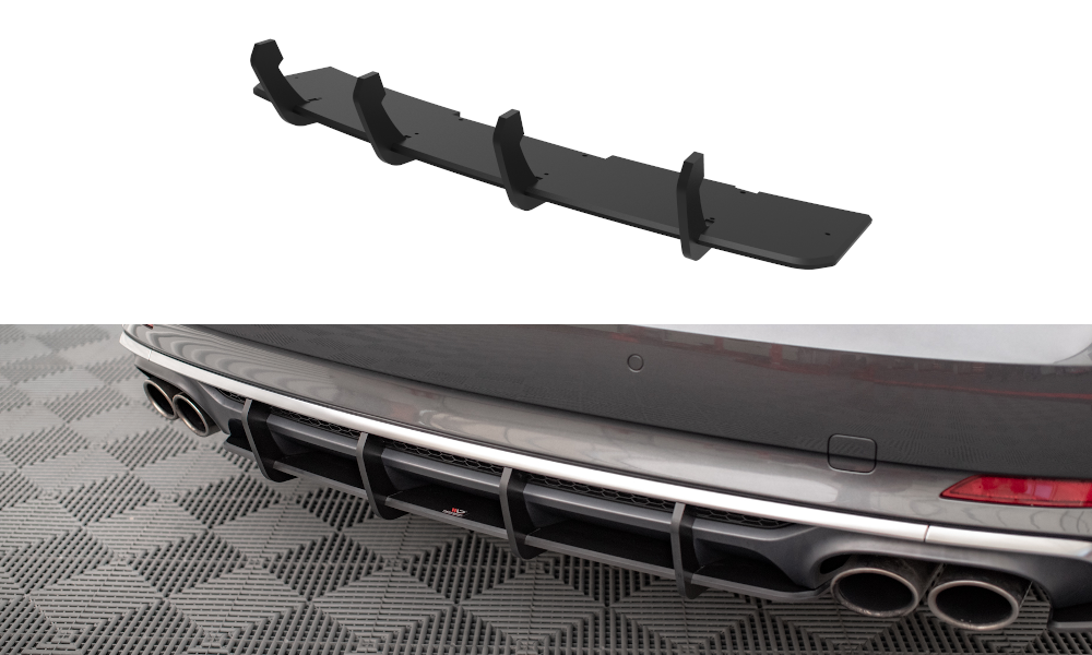 Maxton Design Street Pro Heckschürze passend für Audi S5 Coupe / Sportback F5