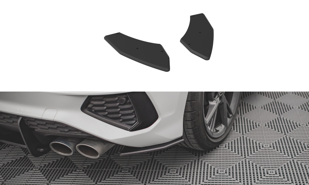 Maxton Design Street Pro Heck Ansatz Flaps Diffusor passend für Audi S3 Sportback 8Y