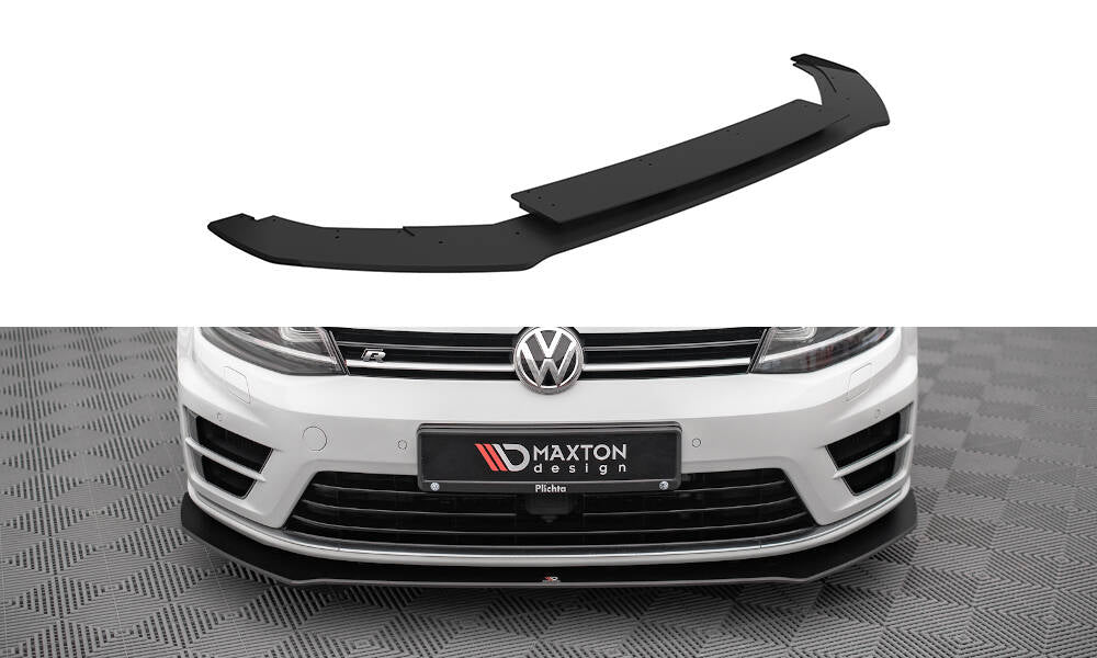 Maxton Design Street Pro Street+ Spoilerlippe Front Ansatz passend für V.1 passend für VW Golf R Mk7