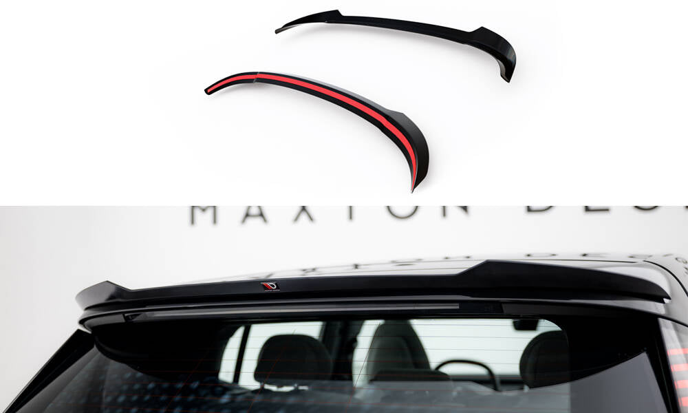 Maxton Design Spoiler CAP passend für Volvo EX30 Mk1 schwarz Hochglanz