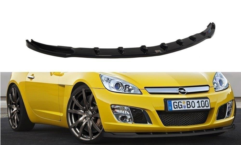 Maxton Design Street+ Spoilerlippe Front Ansatz passend für OPEL GT schwarz Hochglanz