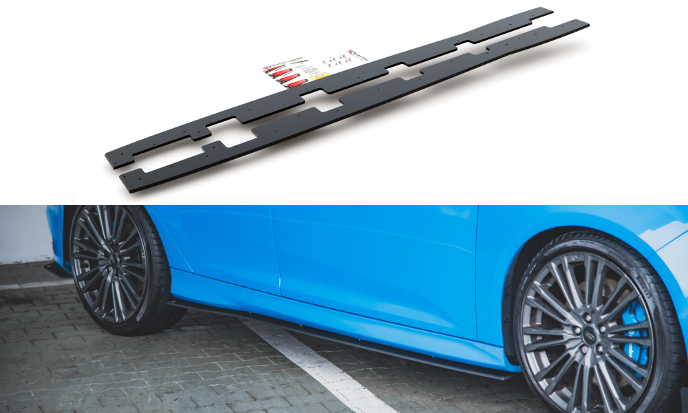 Maxton Design Street Pro Street+ Seitenschweller Leisten passend für Ford Focus RS Mk3