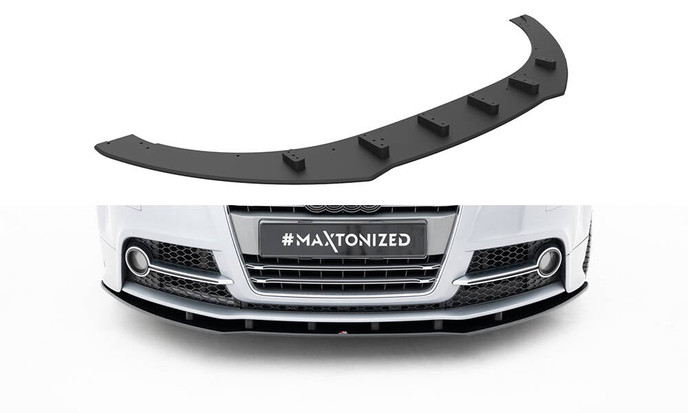 Maxton Design Street Pro Street+ Spoilerlippe Front Ansatz passend für Audi TT S / TT S-Line 8J Facelift