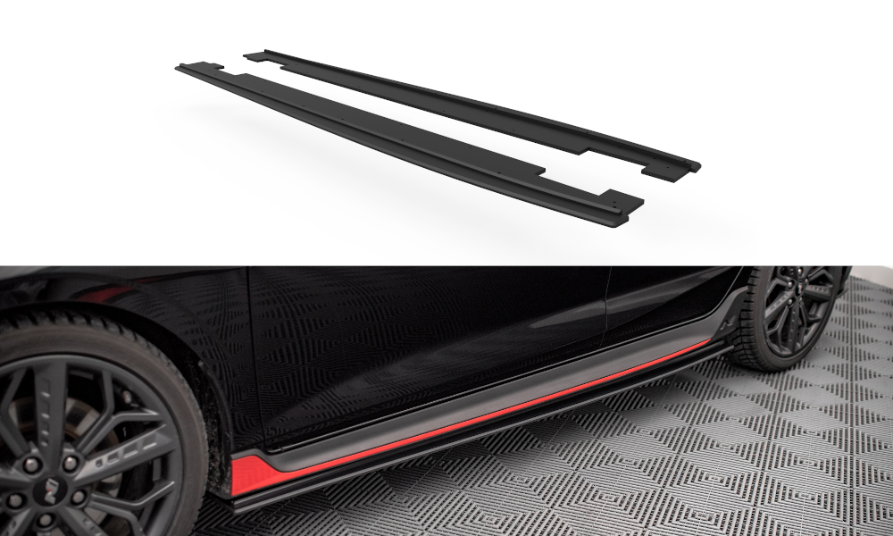 Maxton Design Street Pro Street+ Seitenschweller Leisten passend für Hyundai I20 N Mk3