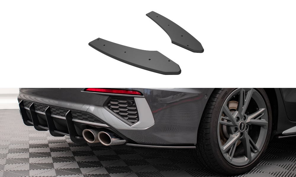 Maxton Design Street Pro Heck Ansatz Flaps Diffusor passend für Audi S3 Limousine 8Y