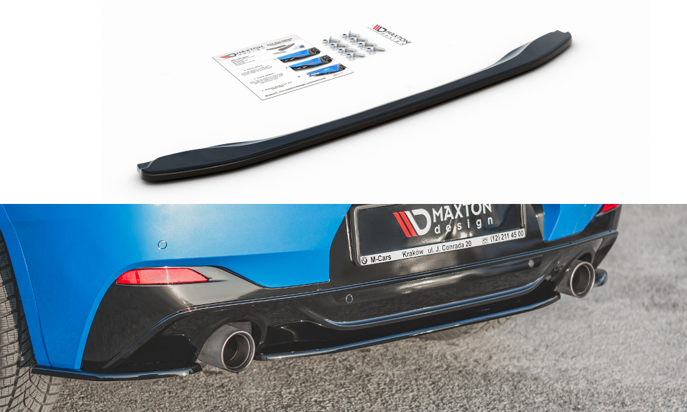 Maxton Design Heckansatz BMW X2 F39 M-Paket schwarz Hochglanz für BMW X2 F39