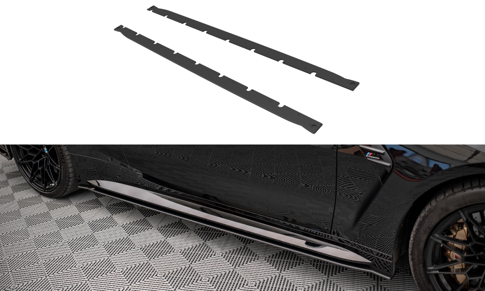 Maxton Design Street Pro Street+ Seitenschweller Leisten passend für BMW M4 G82