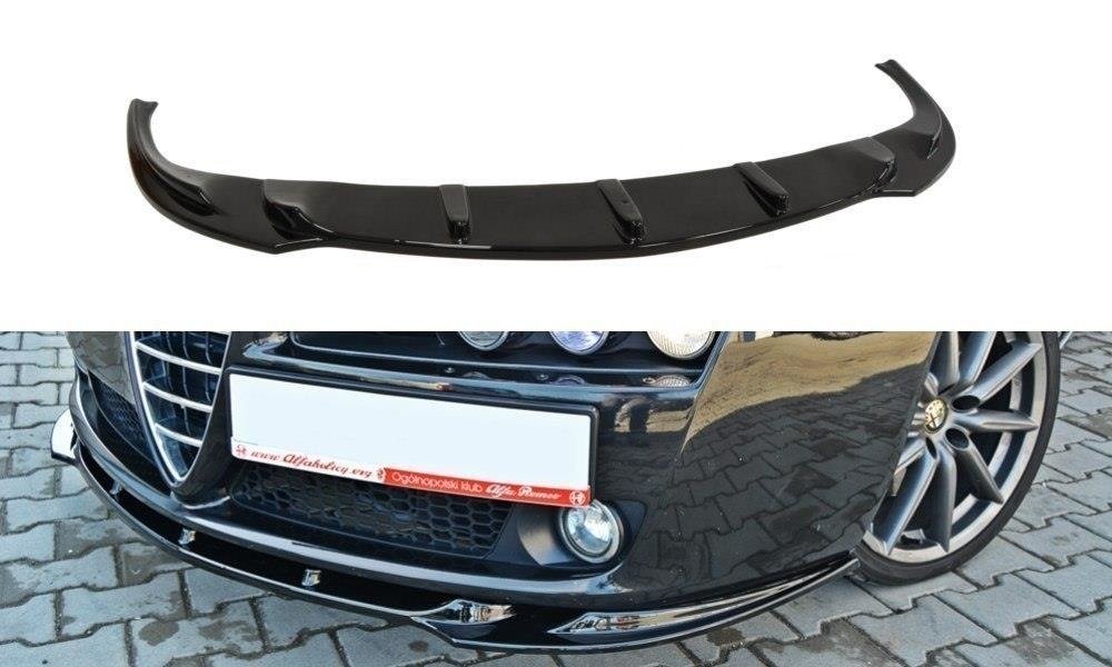 Maxton Design Street+ Spoilerlippe Front Ansatz passend für v.1 ALFA ROMEO 159 schwarz Hochglanz
