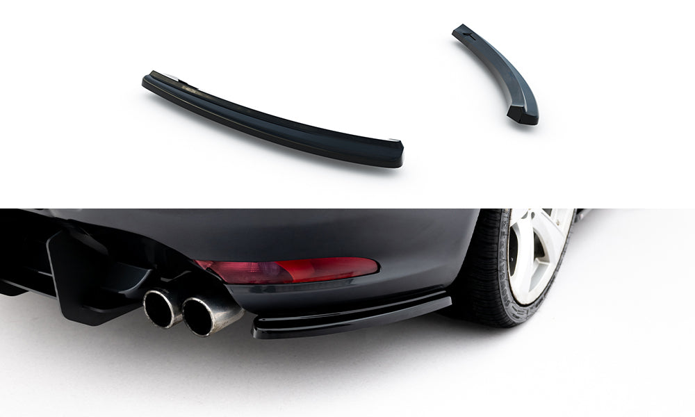 Maxton Design Heck Ansatz Flaps Diffusor passend für Alfa Romeo GT schwarz Hochglanz