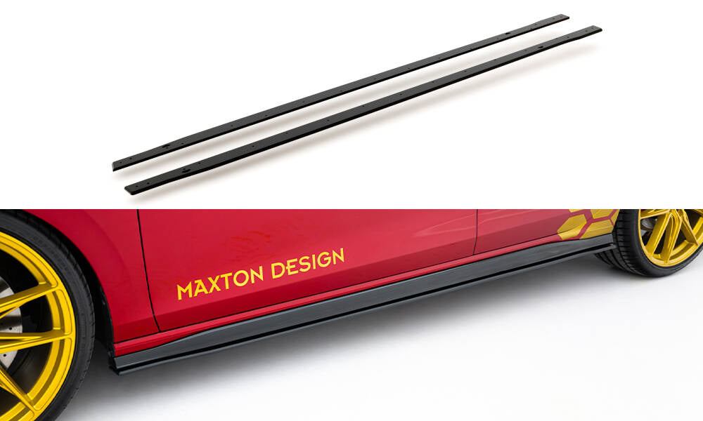 Maxton Design Street Pro Street+ Seitenschweller Leisten passend für VW Golf GTI Clubsport Mk8 Facelift