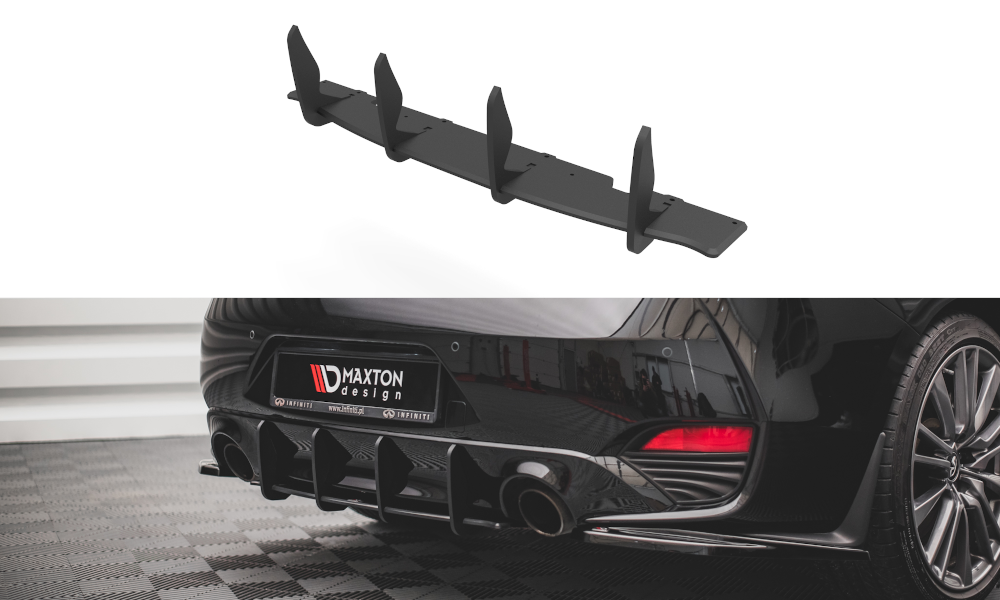 Maxton Design Street Pro Heckschürze passend für Infiniti Q60 S Mk2