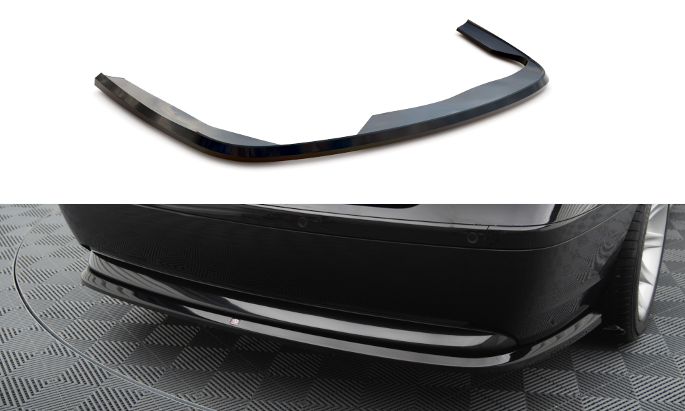 Maxton Design Heckansatz BMW 7 E65 schwarz Hochglanz für BMW 7er E65