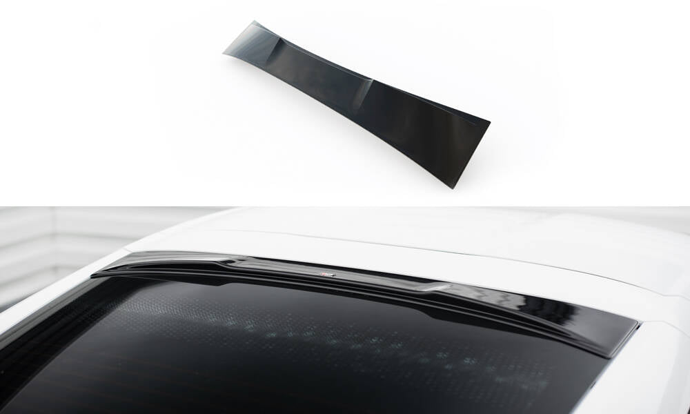 Maxton Design Heckscheiben Spoiler passend für Chevrolet Corvette Stingray / Z06 C7 schwarz Hochglanz
