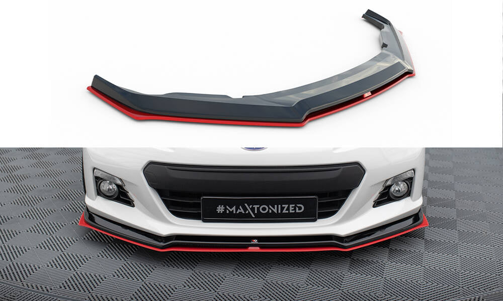 Maxton Design Street+ Spoilerlippe Front Ansatz V.3 passend für Subaru BRZ Mk1