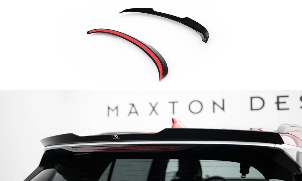 Maxton Design Spoiler CAP passend für Kia Sportage GT-Line Mk5 schwarz Hochglanz