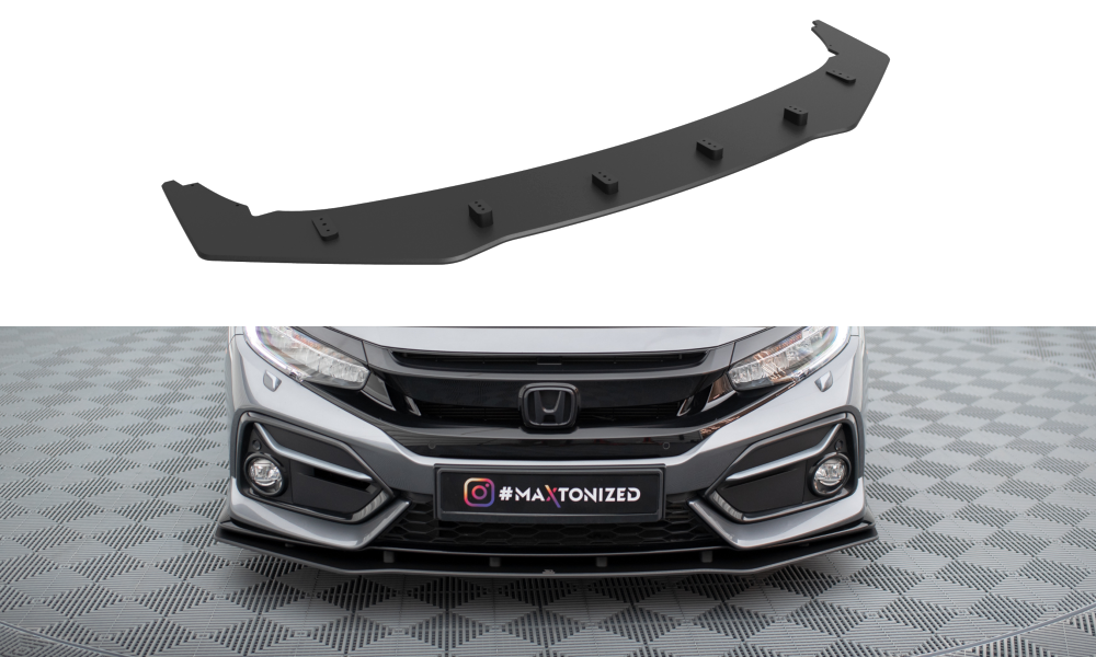 Maxton Design Street Pro Street+ Spoilerlippe Front Ansatz passend für Honda Civic Sport Mk 10
