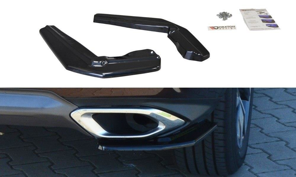 Maxton Design Heck Ansatz Flaps Diffusor passend für Lexus RX Mk4 T schwarz Hochglanz