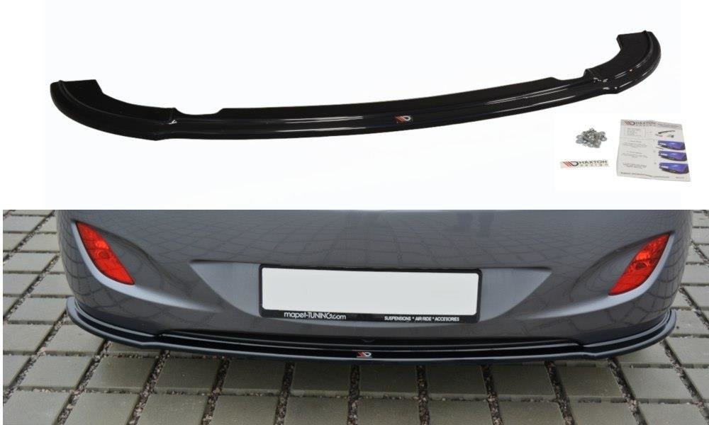 Maxton Design Heckansatz Hyundai i30 mk.2 schwarz Hochglanz für Hyundai I 30 Mk2