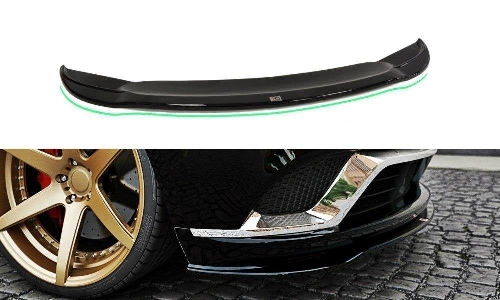 Maxton Design Street+ Spoilerlippe Front Ansatz passend für Jeep Grand Cherokee WK2 Summit Facelift schwarz Hochglanz