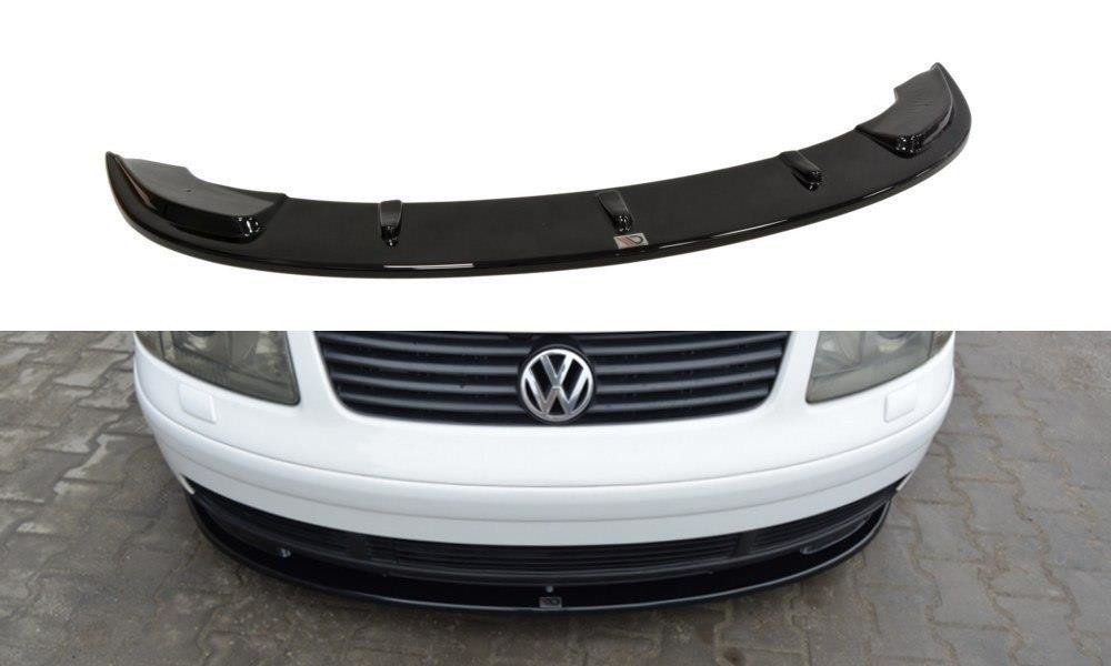 Maxton Design Front Ansatz für VW PASSAT B5 Carbon Look
