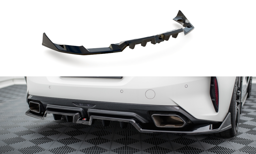 Maxton Design Street+ Mittlerer Diffusor RACE passend für BMW Z4 M40i G29 schwarz Hochglanz