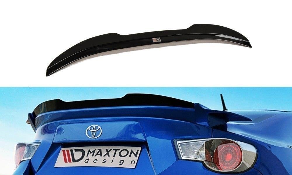 Maxton Design Spoiler CAP passend für Subaru BRZ Mk1 / Mk1 Facelift / Toyota GT86 Mk1 / Mk1 Facelift schwarz Hochglanz