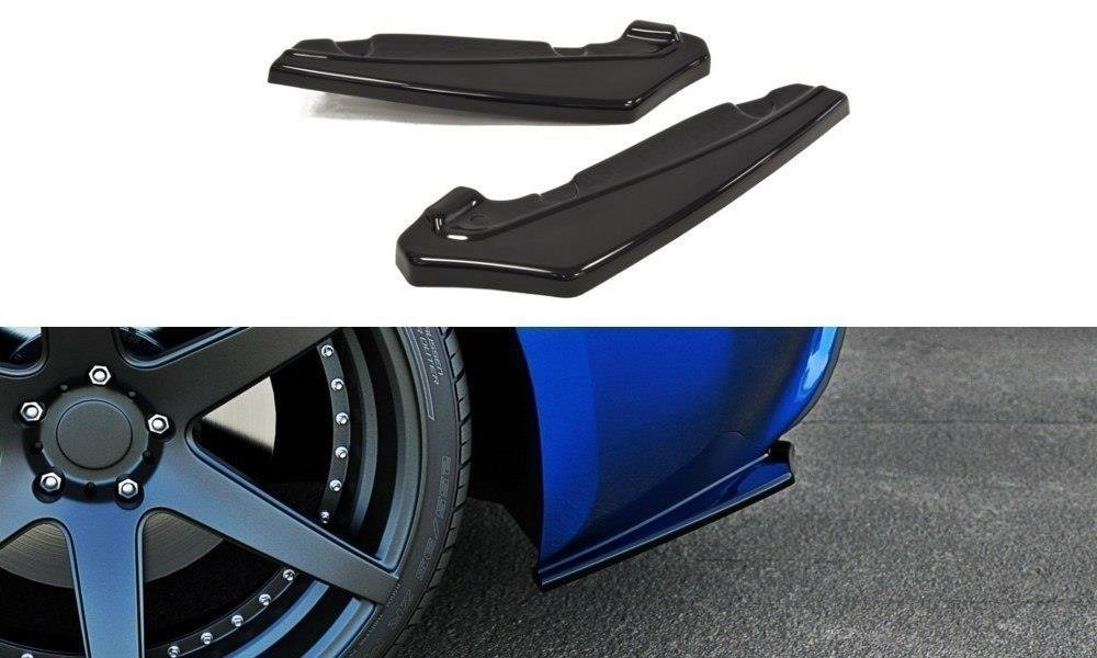 Maxton Design Heck Ansatz Flaps Diffusor passend für TOYOTA GT86 schwarz Hochglanz