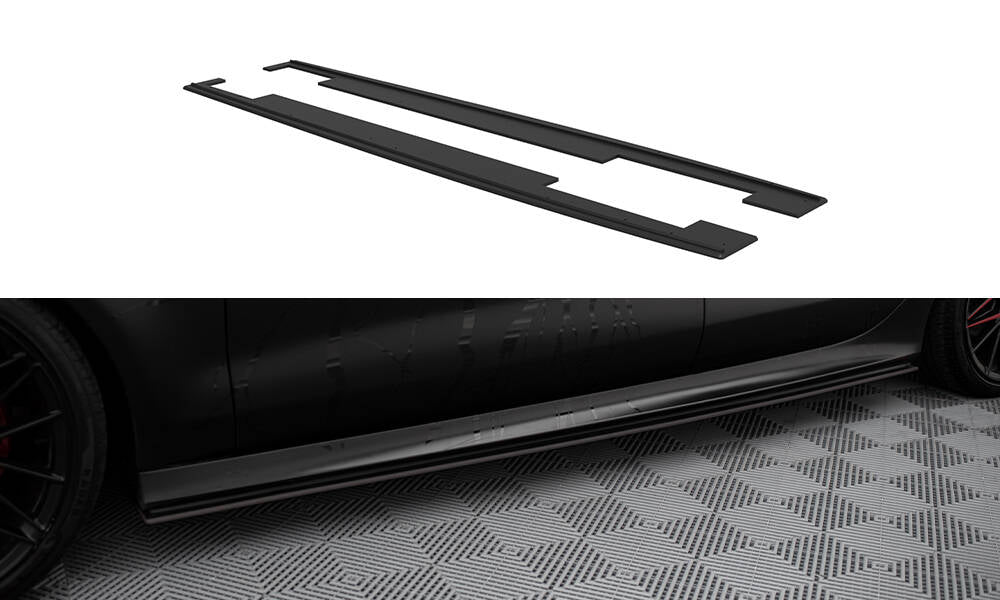 Maxton Design Street Pro Street+ Seitenschweller Leisten passend für Audi A7 RS7 Look C7