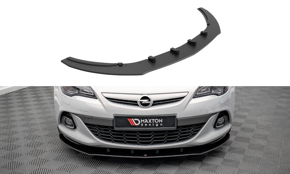 Maxton Design Street Pro Street+ Spoilerlippe Front Ansatz passend für Opel Astra GTC OPC-Line J
