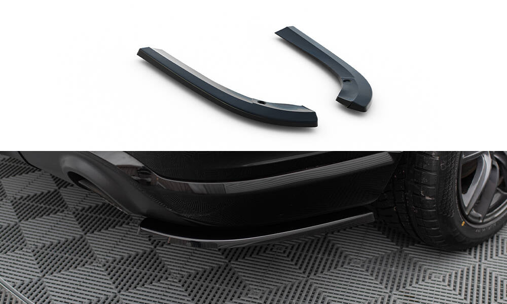 Maxton Design Heck Ansatz Flaps Diffusor passend für Dodge Durango SRT Mk3 schwarz Hochglanz