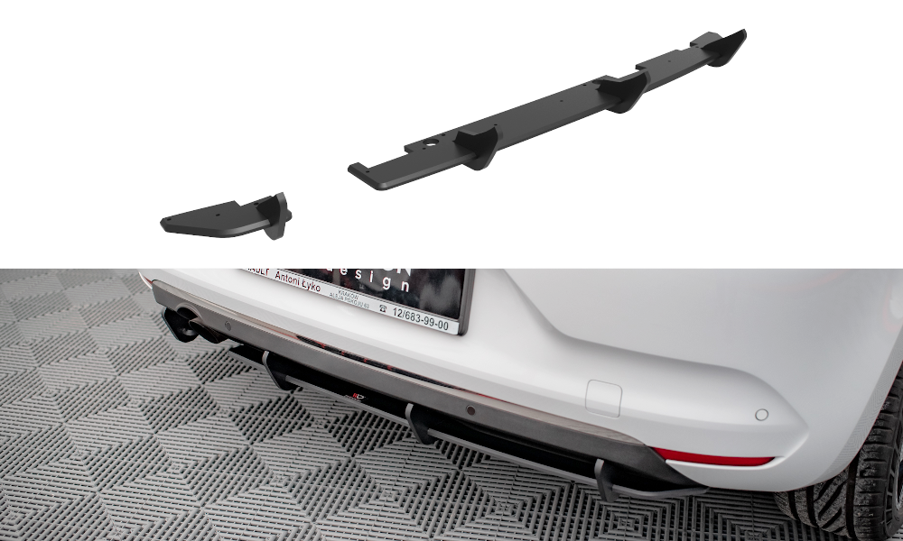Maxton Design Street Pro Heckschürze passend für Renault Clio Mk5