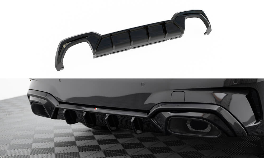 Maxton Design Diffusor Heck Ansatz passend für BMW M340i G20 / G21