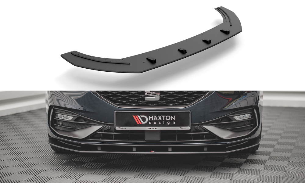 Maxton Design Street Pro Street+ Spoilerlippe Front Ansatz passend für Seat Leon FR Mk4