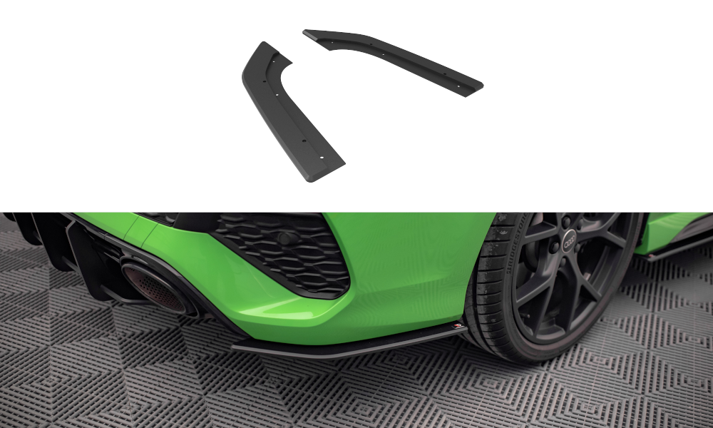 Maxton Design Street Pro Heck Ansatz Flaps Diffusor passend für Audi RS3 Limousine 8Y