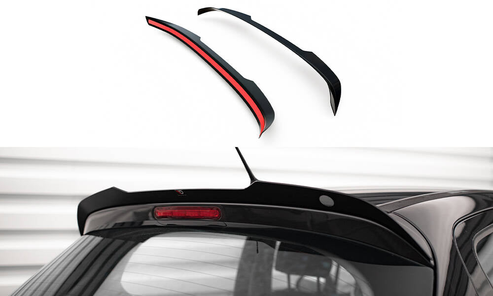Maxton Design Spoiler CAP passend für Peugeot 207 Sport schwarz Hochglanz