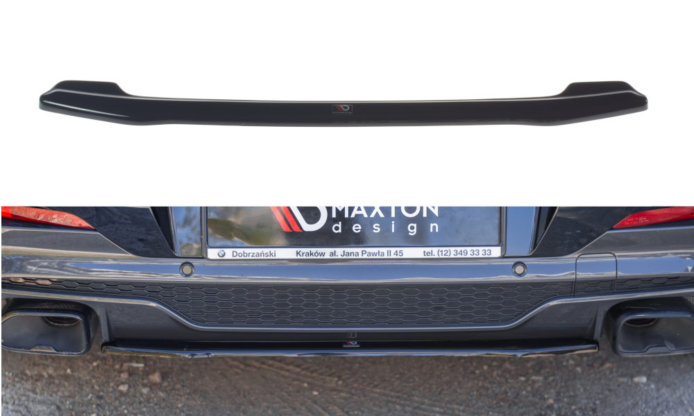 Maxton Design Heckansatz BMW X4 M40i G02 schwarz Hochglanz für BMW X4 G02