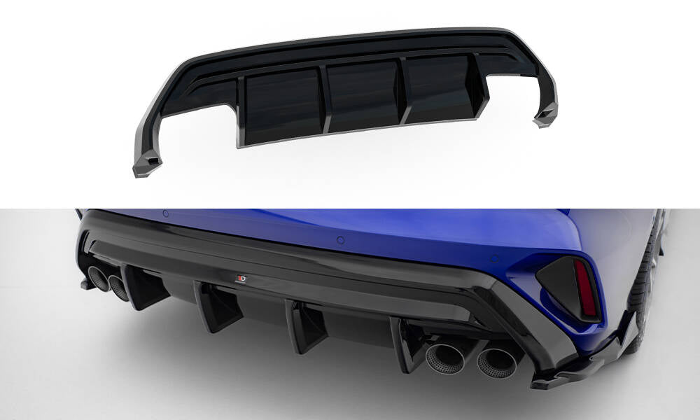 Maxton Design Diffusor Heck Ansatz für Audi S3 Limousine 8Y Facelift