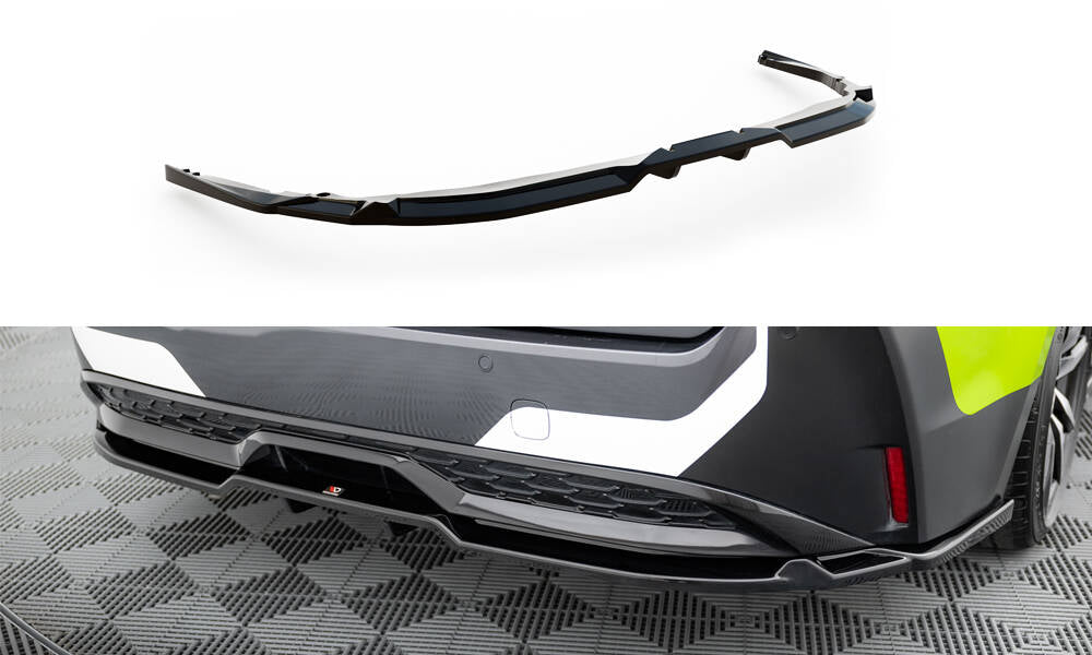 Maxton Design Street+ Mittlerer Diffusor RACE passend für Toyota Corolla GR Sport Touring Sports XII schwarz Hochglanz