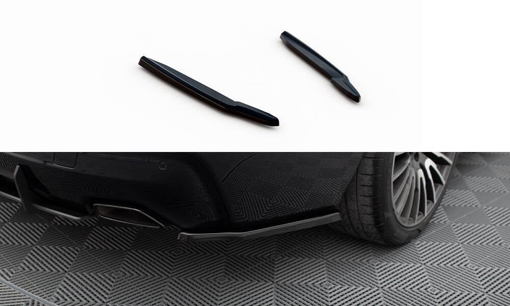 Maxton Design Heck Ansatz Flaps Diffusor passend für BMW 6er GT G32 M-Paket schwarz Hochglanz