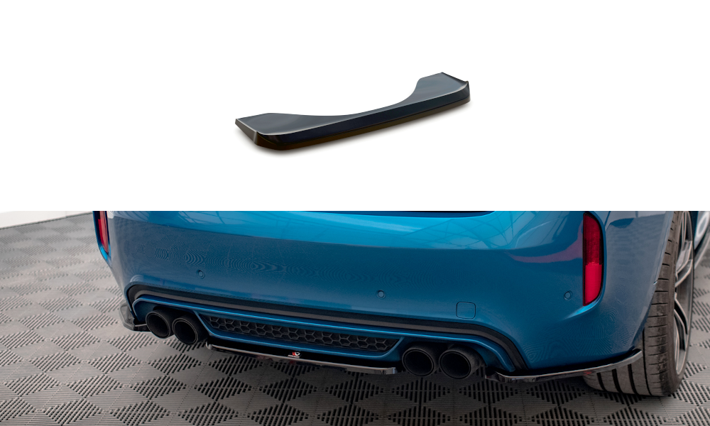 Maxton Design Heckansatz BMW X6 M F86 schwarz Hochglanz für BMW X6 M F86