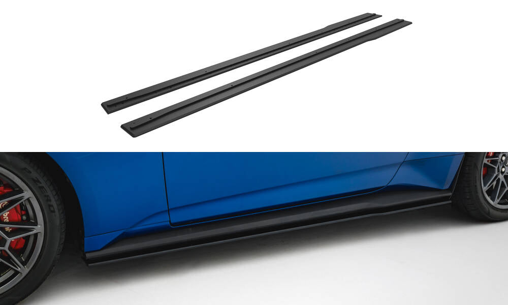 Maxton Design Street Pro Street+ Seitenschweller Leisten passend für Ford Mustang Dark Horse Mk7