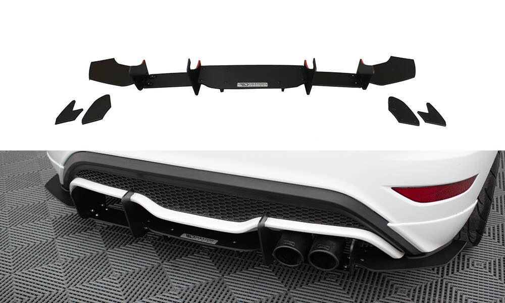 Maxton Design Heckschürze V.2 passend für Ford Fiesta Mk7 ST FL