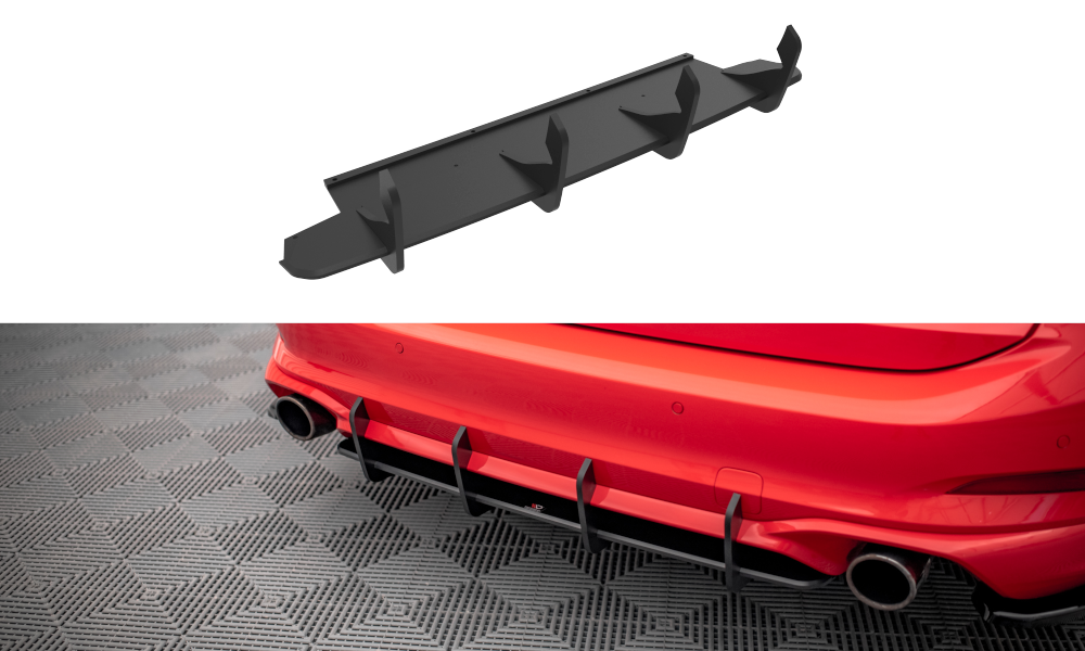 Maxton Design Street Pro Heckschürze passend für Ford Focus Kombi ST Mk4