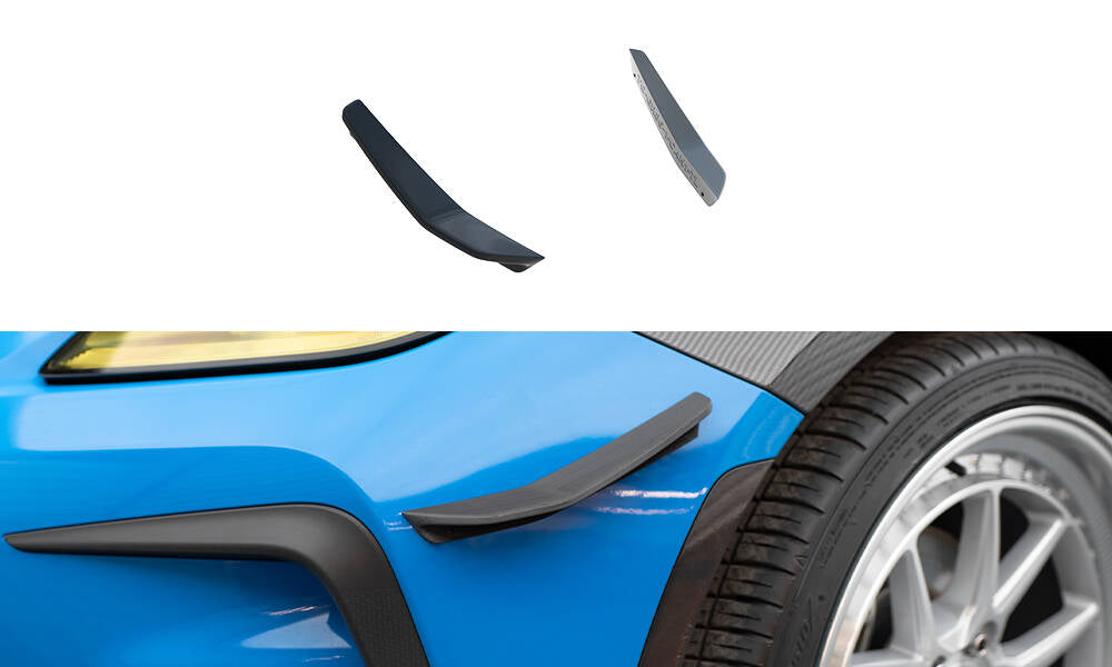 Maxton Design Stoßstangen Flaps Wings vorne Canards passend für Toyota GR86 Mk1